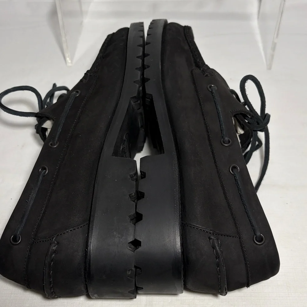 Thursday Boot Company Handsewn Loafer Matte Black Leather Size 10